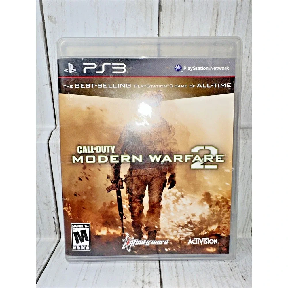 PLAYSTATION 3 PS3 CALL OF DUTY MODERN WARFARE 2 VIDEO GAME DISC / CASE / ARTWORK